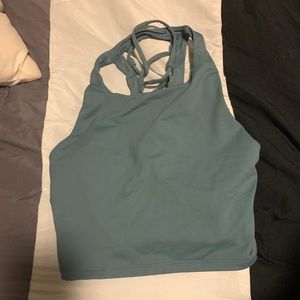 Blue Workout Crop From Forever 21